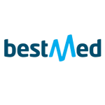 The Bestmed logo features the name "bestMed" in a stylized blue font, with the 'b' and 'M' in capital letters.